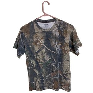 Camo Camouflage Short Sleeve Top Tee Size XL Kids Unisex